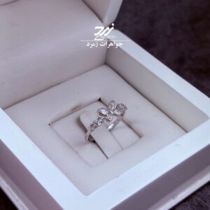 انگشتر نقره زنانه طرح پروانه