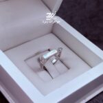 انگشتر نقره زنانه جواهری