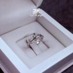 انگشتر نقره زنانه طرح برگ