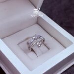 انگشتر نقره زنانه جواهری