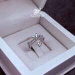 انگشتر نقره زنانه طرح پروانه