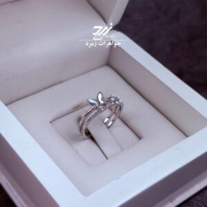 انگشتر نقره زنانه طرح پروانه