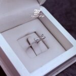 انگشتر نقره زنانه طرح x