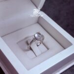 انگشتر نقره زنانه دُر نجف