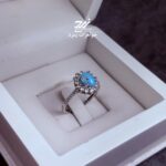 انگشتر نقره زنانه فیروزه نیشابور