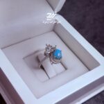 انگشتر نقره زنانه فیروزه نیشابور