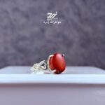 انگشتر نقره زنانه عقیق یمنی سرخ