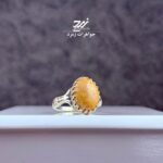 انگشتر نقره زنانه سنگ حرم امام رضا