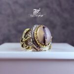 انگشتر نقره مردانه عقیق شجر