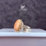 انگشتر نقره زنانه سنگ حرم امام رضا
