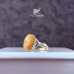 انگشتر نقره زنانه سنگ حرم امام رضا