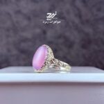 انگشتر نقره زنانه عقیق سوسنی