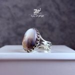 انگشتر نقره مردانه عقیق شجر