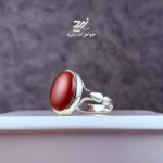 انگشتر نقره مردانه عقیق یمنی
