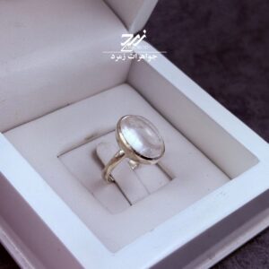 انگشتر نقره زنانه دُر نجف