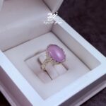 انگشتر نقره زنانه عقیق سوسنی