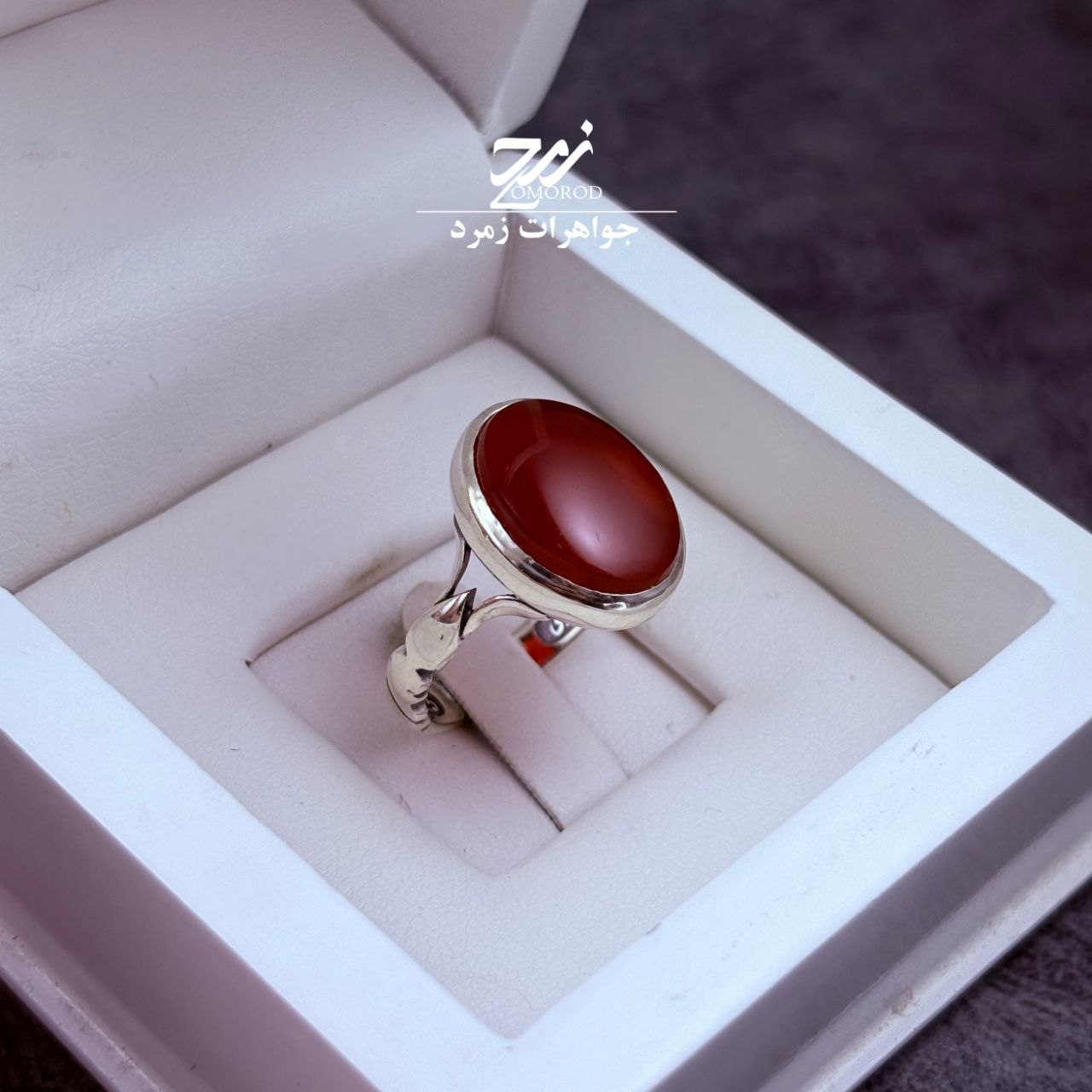 انگشتر نقره مردانه عقیق یمنی انگشتر نقره مردانه عقیق یمنی