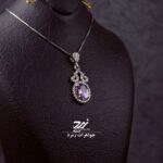 گردنبند نقره زنانه جواهری آمیتیست